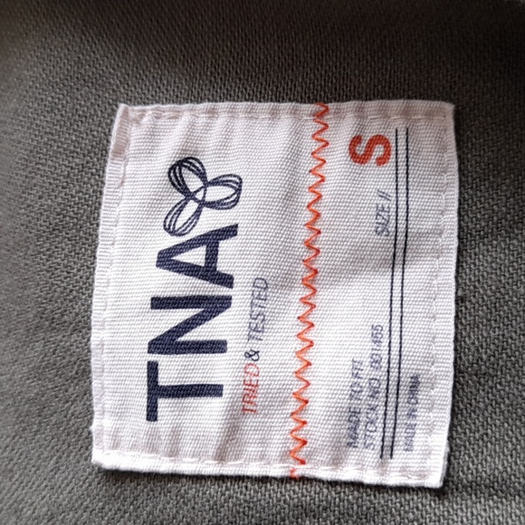 TNA Army Green Button Up Shirt - Picture 3 of 6